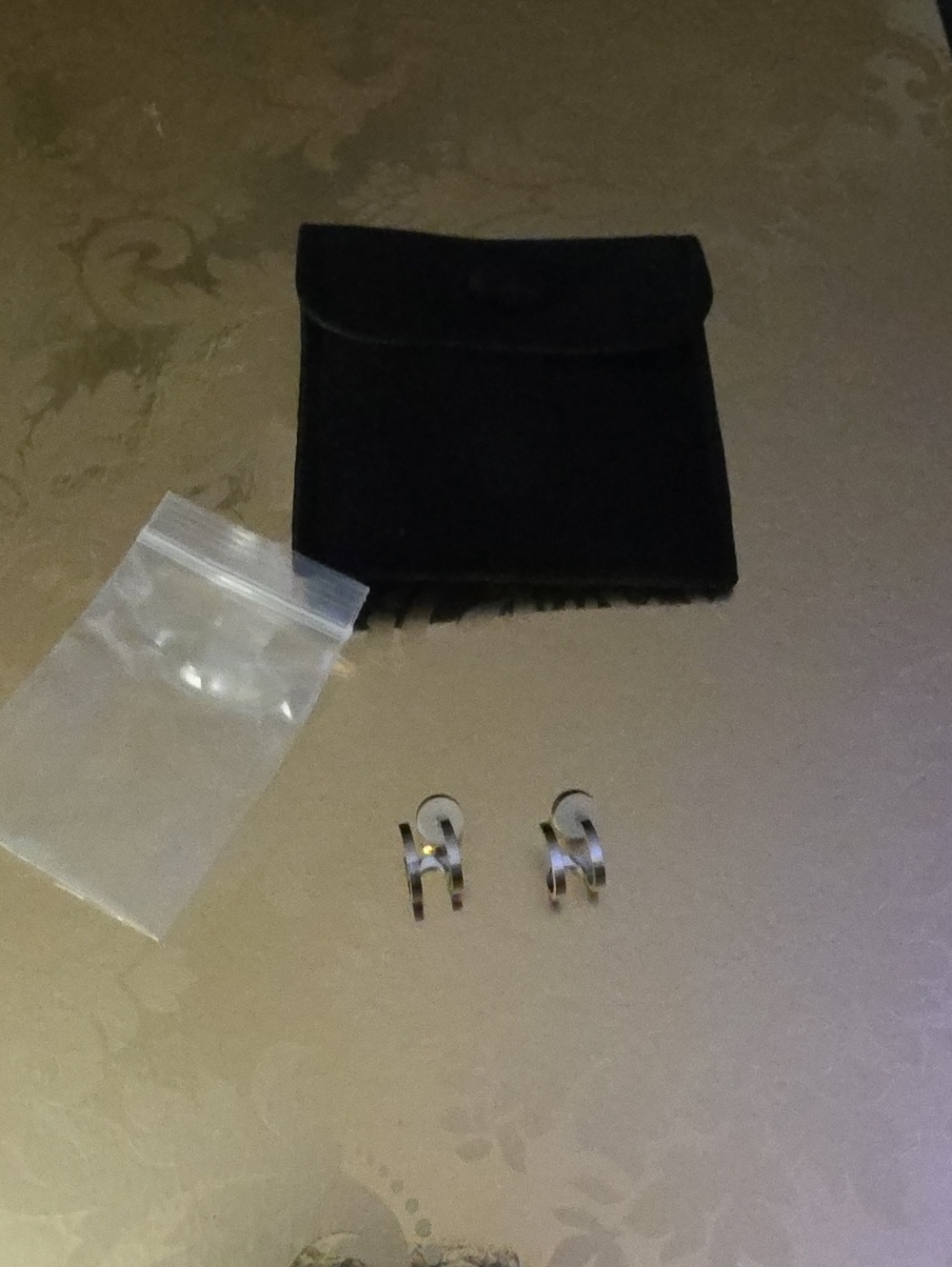 Silver Tone Hug Hoop Earrings - Women Accessories